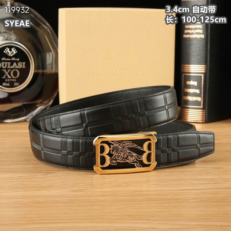 Burberry belt 34mmX100-125cm 8L06